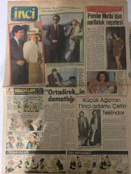 TERCÜMAN GAZETESİ İNCİ İLAVESİ DOĞUM GÜNÜ HEDİYESİ  - 4 SAYFADIR -Suat Öztürk-Pembe Mutlu-Kemal Yıldız-Çetin Tekindor-Tunç Bilgetay-Yücel Çakmaklı-Orhan Akbal-Lewis Carroll-Şakir Süter-Talat Solon-Berrin Marden-Dr. Kırman Şenel-Fahriye Aytolu-Ahmet Tokbururum-Betül Aksun Pembe Mutlu’dan Mutluluk Reçetesi-Ortadirek’in Damatlığı-Küçük Ağa’nın 1’inci Adamı Çetin Tekindor-Kocam Yok-Paspas Güldürü İmalathanesinden-Barcelona’da Babasının Verdiği Harçlıkla Uçak Yapan Çocuk-Kış Mevsiminin Kıyafetleri Teşhir Edildi-Bir Hikaye Son Yanılgı-Kendi Kendinizin Doktoru Olabilirsiniz-Çok Çalışan Faal İnsan Daha Geç Yaşlanır-Hamilelik Döneminde Yeterince Dinlenmelisiniz-Evimiz Bir Tehlike Tuzakıdır-Çocuğunuzun Çekingenliğini Yenmek Sizin Elinizde-Faranjit Nedir-Kadın ve Ev-Sağlığımız ve Biz-Göğüs Ağrısı Nedir-İçimizdeki Saatler-Anne-Fatoş’tan Size-Saygı Karşılıklı Olursa Güzeldir-Çocuk Bahçesi-Canı Sıkılan Deniz Feneri-Bilgi Küpü Keloglan-Yazan ve çizen: Ziya Şafak-Pasaklıgiller-Bay Ortadirek-Ç