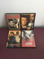 Dvd Film Cehennem Silahı 1 2 3 4 Türkçe Altyazılı Mel Gibson Danny Glover