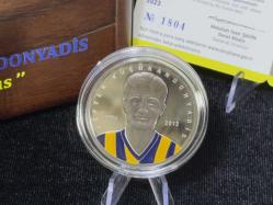 Darphane – Lefter Küçükandonyadis Türk Spor İnsanları Serisi No:3 Gümüş Hatıra Sikkesi Özel Ahşap Kutulu