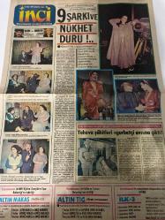 TERCÜMAN GAZETESİ İNCİ İLAVESİ DOĞUM GÜNÜ HEDİYESİ - 24 MART 1984 - 4 SAYFADIR -Tekin Akmansoy-Leman Cıdamlı-Nükhet Duru-Berhan Şimşek-Sevim Ozun-Muhittin Ayan-Renna Fosforoğlu-Sabahat Işık-Pearl S. Buck-Neval Barlas-Dr. Kırman Şenel-Reşat Nuri Güntekin-Karanfil Şentürk-Turkan Karakoyun-Prof. Irmak-Atanur Cickili-Defne Yalnız-Derya Tırtıl-Şefik Dönmez-Ziya Şafak 9 Şarkı ve Nükhet Duru-Yehova Şahitleri Gurbetçi Avına Çıktı-3 Altın Yarışma-Altın Makas-Altın Tığ-İlk 3-Seninle Yaşamak-İki Aşk Arasında-Kadın ve Ev-Sadece Çay Demleyin-Hayallerle Yaşanmaz Ama Avunulur-Çalıkuşu-Sağlığımız ve Biz-Koroner Arterografi Yapılmamalıdır-Fatoş’tan Size-67 İlin Marifetli Kızları Hanımlar İçin-40 Milyarlık Köprüyü 40 Liraya Mal Ettik-Prof. Irmak Bin Bir Derde Deva Bir Kitap Yazdı-Kaynanalar Ankara’da Buluştu-Keloglan-Kırklar-Pasaklıgiller-Bay Ortadirek