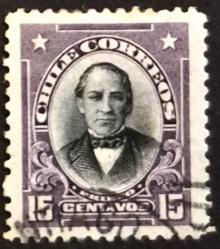 +++ ŞİLİ J. .J. PRIETO    1911   15C - DAMGALI