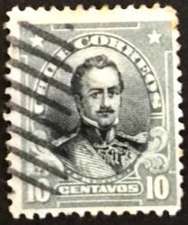 +++ ŞİLİ RAMON FREIRE    1911   10C   - DAMGALI , HALİYLE