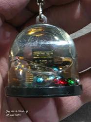 Akrilik Kâbe görselli anahtarlık