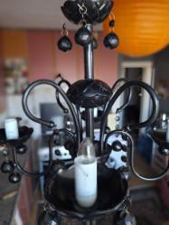 Sarkıt Avize - Salon Avizesi - Retro Avize - 4 lü Aydınlatma - 2 Ampül var