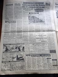 Yeni Sabah Gazetesi - Turkish Newspaper - 11 Haziran 1960 - Hürriyet şehitlerini toprağa verdik fotoğraf - Hürriyet şehitleri Aziz Atatürk'ün yanına defnedildi - cenazeler içcebeci camiinden kaldırılıyor - şehit teğmen İhsan Kalmaz'ın annesi fotoğraf - Celal Bayar ve Adnan Menderes uçakla bir başka yere nakledildi - Sabıkların Yassıadaya getirilmiş olmaları muhtemel yeşilköy'de dün gece sıkı emniyet tedbirleri aldı - Florya evlerinden kimler faydalanmış - Cafer ile Hürmüz karikatür çizen Altan Erbulak - Hayk Hammer çizen Oğuz Aral - Prenses Süreyya denizde fotoğraf - dertli dolap Yunus Emre'nin hayatı yazan Nezihe Araz Yazı Dizisi - Rektör Sıddık Sami Onar Ankara'dan döndü - Menderes Köyü'nün ismi Hürriyet köyü olacak - Pupo Sandro Fenerbahçe'ye gelmekten vazgeçti - Adana Demirspor takımı fotoğraf - PTT Takımı antrenör Sabri Kiraz ile birlikte fotoğraf - Beşiktaş şampiyonluk kupasını alıyor - Enver Abiral protesto ediyor - 8. Hafta Spor Toto maçları - Türk güreşini kemiren kurt