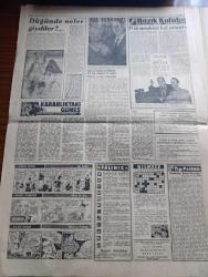 Yeni Sabah Gazetesi - Turkish Newspaper - 17 Aralık 1960 - Boğazdaki tanker Peter Zoraniç bir hafta daha yanacak fotoğraf - Köpük fayda sağlamadı hava poyraza çevirirse tehlike çok büyüyecek - Hadise de yanan üç gemiden başka hiçbir geminin zarar görmediği anlaşıldı - kati kayıp sayısı 52 - Ticaret Bakanı Mehmet Baydur 1961 ithalat programı için izahat verdi - İsmet İnönü sokağa çıktı fotoğraf - Cemal Gürsel neşeli bir gün geçirdi - boğazdaki facia Yunan basınında büyük bir yer işgal etmiştir fotoğraf - Ağalardan 50'si iskan yerlerine gönderildi - Şeyh Said'in kardeşi Mehdi Ayabakan fotoğraf - Topkapı hadiseleri şahidi Ali Utku tehdit edildim dedi - Mevlana haftası sona eriyor - Cafer ile Hürmüz karikatür çizen Altan Erbulak - Hayk Hammer çizen Oğuz Aral - Kennedy'e bir suikast teşebbüsü akim kaldı - İsrail atom bombası yapacak hale gelmiş - Müzik Kulübü yazan Fecri Ebcioğlu - Can Bartu'ya verilen ceza sadece iki maç için boykot - Galatasaray Kasımpaşa Maçı - Fenerbahçeliler kilyos'ta