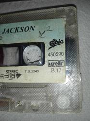 Kaset Michael Jackson bad albümü. Orijinal 1987 uzelli Kağıt Baskı. B3 şarkısında 4 saniye kayıp var.