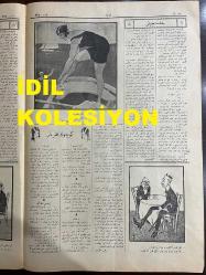 Osmanlıca Akbaba Mizah Dergisi-Gazetesi, Orijinal Dönem Basım, (Ottoman Magazine-Newspaper) - 24 Haziran 1926 - Sayı: 371 - Baş Sayfada 