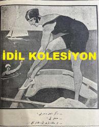 Osmanlıca Akbaba Mizah Dergisi-Gazetesi, Orijinal Dönem Basım, (Ottoman Magazine-Newspaper) - 24 Haziran 1926 - Sayı: 371 - Baş Sayfada 