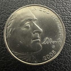 ABD 5 Cent 2005 P. Çil. Lewis ve Clark Expedition’un 200. Yıldönümü. Bizon. Amerika Hatıra