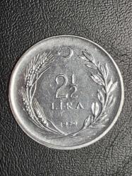 1979 YILINA AİT 2.5 TÜRK LİRASI ÇİL ( DÜZ ) TCM 4318
