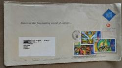 LOT.14 » GÜNEY AFRİKA CUMHURİYETİNDEN TÜRKİYEYE GÖNDERİLMİŞ POSTADAN GEÇMİŞ ZARF