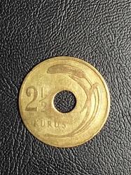 1948 YILI 2,5 KURUŞ ÇÇT  ( PİRİNÇ ) TCM 4649
