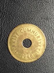 1948 YILI 2,5 KURUŞ ÇÇT  ( PİRİNÇ ) TCM 4649