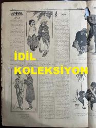 Osmanlıca Akbaba Mizah Dergisi-Gazetesi, Orijinal Dönem Basım, (Ottoman Magazine-Newspaper) - 22 Şubat 1926 - Sayı: 336 - 