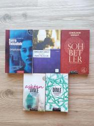 CEMALNUR SARGUT KİTAPLARI - SAMİHA AYVERDİ İLE SIRRA YOLCULUK-KENAN RİFAİ İLE AŞKA YOLCULUK-SOHBETLER-DİNLE-AŞKTAN DİNLE ( 5 KİTAP )