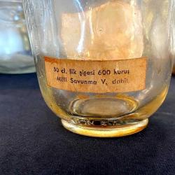 1960, TEKEL Limon Likörü Cam Şişesi