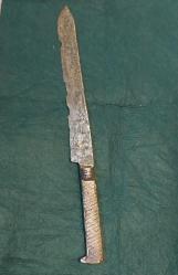 Süngü,  Balkan Savaşı, Çanakkale Savaşları,  Kurtuluş Savaşı Dönemi Yatağan Kılıçtan Süngüye Çevrilmiş Kemik Saplı Süngü. Nadir Koleksiyonluk..36 cm.