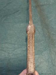 Süngü,  Balkan Savaşı, Çanakkale Savaşları,  Kurtuluş Savaşı Dönemi Yatağan Kılıçtan Süngüye Çevrilmiş Kemik Saplı Süngü. Nadir Koleksiyonluk..36 cm.