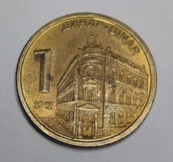 SIRBİSTAN 2012 1 DİNAR