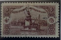 LOT.4 » 1914 Londra Serisinden Kız Kulesi Görselli  damgalı valör