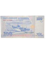 A 65   / 8. Emisyon 100 Yeni Türk Lirası Koleksiyon Cumhuriyet Dönemi Kağıt Para.