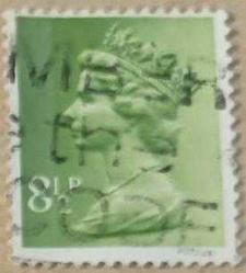 1975 İngiltere Pulu - Kraliçe II. Elizabeth 8,5p