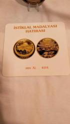 İstiklal Madalyası Hatırası, ALTIN Kaplama Pirinç, Hatıra Madalyon 317