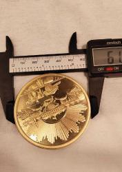 İstiklal Madalyası Hatırası, ALTIN Kaplama Pirinç, Hatıra Madalyon 317