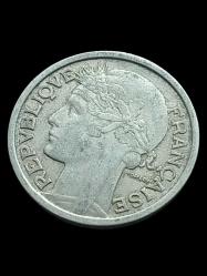 1946 2 FRANSA FRANK  YABANCI KOLEKSİYON MADENİ PARA.