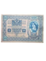 1902 AVUSTURYA 1000 KRON  YABANCI KAĞIT KOLEKSİYON PARA LOTU.