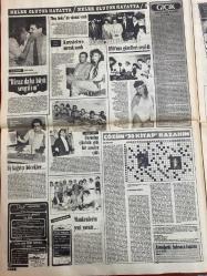 ŞEY HAFTALIK MAGAZİN GAZETESİ DOĞUM GÜNÜ HEDİYESİ  ( Turkish Newspaper ) - 27 EYLÜL 1986 -TAM TAKIM 12 SAYFADIR -Ahu Tuğba-Murat Akman-Tarık Akan-Orhan Gencebay-Cüneyt Arkın-Hülya Avşar-Müjde Ar-Adnan Şenses-Perihan Savaş-Nejat Alp-Erhan Tunay-Nilüfer-Safiye Soyman-Suna Boyaylar-Merih Arda-Müjgan Dinçsoy-Müjgan Güngör-Aysel Mutlu-Kadir İpek-Neşe Çiçek-Selahattin Cesur-Nazan Şoray-Yeliz-Gönül Yazar-Asım Ekren-Zeynep Özal-Davut Yazar-Muzaffer Abacı-Hasan Bora-Filiz Erden-Nihat Ferah-Yeliz Tezcan-Erhan Tunay-Seksi şarkıcının kızı nasıl sapık oldu-Milli damada sabotaj-Ahu Tuğba her an basılabilir-İntikam maşaları-Karısı kovalıyor ünlü rallici kaçıyor-İşte Tarık Akan’ı evlendiren adam-Cüneyt Arkın yüzünden sinemadan nefret ettim-Avşar kızı Gencebay’ı kandıracak mı-Bakalım kim kimi kurtaracak-Su uğursuzluk ödülü aldı-Hiç olmazsa beni bahçeye gömsünler-Tatlı bir kazık-Yeliz’i yeniden yarattılar Utunmaz adamın oyununa gelen ünlü sanatçının işi bu kez gerçekten zor-Yeni aşığının iki zina davası