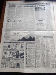 Yeni Sabah Gazetesi - Turkish Newspaper - 7 Şubat 1961 - Milli Eğitim Bakanı Turhan Feyzioğlu dün istifa etti - Adana petrolü çok ümit verici  - Emniyet umum müdürü Turgut Başkaya oldu - 3. Parti kurucu heyetine 2 eski Demokrat Partili mebus giriyor - Ahmet Yıldız iyi din adamı ile dini yayına lüzum var dedi - Sümerbank dün ilk defa tenzilatlı satış yaptı -  Picasso'nun bir tablosu çalındı - Cafer ile Hürmüz karikatür çizen Altan Erbulak - Hayk Hammer çizen Oğuz Aral - İstanbul'da sinema tiyatro programı - Osmanlı tarihinde erkek kızlar yazan Reşat Ekrem Koçu Yazı Dizisi - karaborsa bilet satış önlendi - İstanbul kulüpleri belediye Rusumunu protesto ediyor - Milli Ligin 23. Haftasında Fenerbahçe Ankara'ya gidiyor - basketbolda Galatasaray'ın şampiyonluğu Fotoğraf - Galatasaraylı Metin Oktay üçüncü defa askere çağırılıyor - basketbolda Afif Kayalı sezonun en centilmen hakemi seçildi fotoğraf - Spor Toto rehberi - Galatasaray Beykoz voleybol maçları - gizli işsizliğin verdiği zarar i