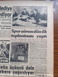 Yeni Sabah Gazetesi - Turkish Newspaper - 7 Şubat 1961 - Milli Eğitim Bakanı Turhan Feyzioğlu dün istifa etti - Adana petrolü çok ümit verici  - Emniyet umum müdürü Turgut Başkaya oldu - 3. Parti kurucu heyetine 2 eski Demokrat Partili mebus giriyor - Ahmet Yıldız iyi din adamı ile dini yayına lüzum var dedi - Sümerbank dün ilk defa tenzilatlı satış yaptı -  Picasso'nun bir tablosu çalındı - Cafer ile Hürmüz karikatür çizen Altan Erbulak - Hayk Hammer çizen Oğuz Aral - İstanbul'da sinema tiyatro programı - Osmanlı tarihinde erkek kızlar yazan Reşat Ekrem Koçu Yazı Dizisi - karaborsa bilet satış önlendi - İstanbul kulüpleri belediye Rusumunu protesto ediyor - Milli Ligin 23. Haftasında Fenerbahçe Ankara'ya gidiyor - basketbolda Galatasaray'ın şampiyonluğu Fotoğraf - Galatasaraylı Metin Oktay üçüncü defa askere çağırılıyor - basketbolda Afif Kayalı sezonun en centilmen hakemi seçildi fotoğraf - Spor Toto rehberi - Galatasaray Beykoz voleybol maçları - gizli işsizliğin verdiği zarar i