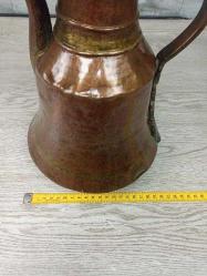 Antika Muazzam Patinaya Sahip Trabzon Bakır İbrik