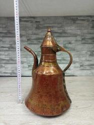 Antika Muazzam Patinaya Sahip Trabzon Bakır İbrik