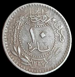 Mehmet Reşat 1327/3 10 Para