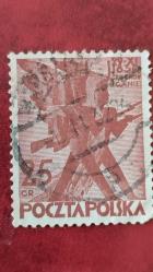 1930 YILI POLONYA İHTİLALİN 100NCÜ YILDÖNÜMÜ  DAMGALI ŞARNİYERSİZ