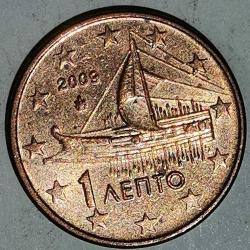 YUNANİSTAN  2009  1 EURO CENT