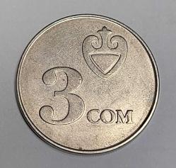 KIRGIZİSTAN 2008 3 SOM