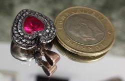 ANAYAR PIRLANTA TAŞLI KOLYE UCU