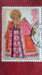 1972 YILI İNGİLTERE CHIRİSTMAS DAMGALI ŞARNİYERSİZ