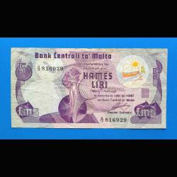 Malta 5 liri 1967 Çt