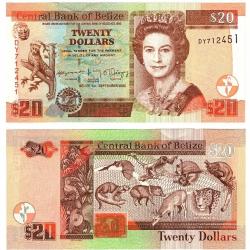 Belize 20 dolar 2020 Çil /  Kraliçe Elizabeth