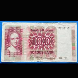 Norveç 100 kron 1985 Çt