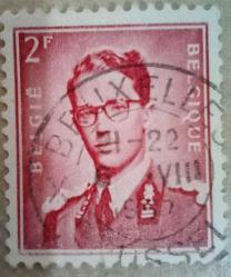 1953 Belçika Pulu - Kral Baudouin 2 Fr.