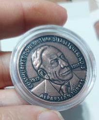 ALPARSLAN TÜRKEŞ HATIRA MADALYONU “2000 adet basımın 133’üncüsü.” KAPSÜLDE - ÇİL