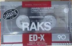 BOŞ KASET RAKS ED-X 90 TYPE I  Kaset Sıfır .70