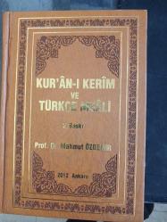 Kur'an-ı Kerim ve Türkçe Meali ( Deri Ciltli)