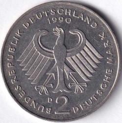 ALMANYA 2 Mark, 1990 ÇA 